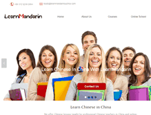 Tablet Screenshot of learnmandarinsuzhou.com